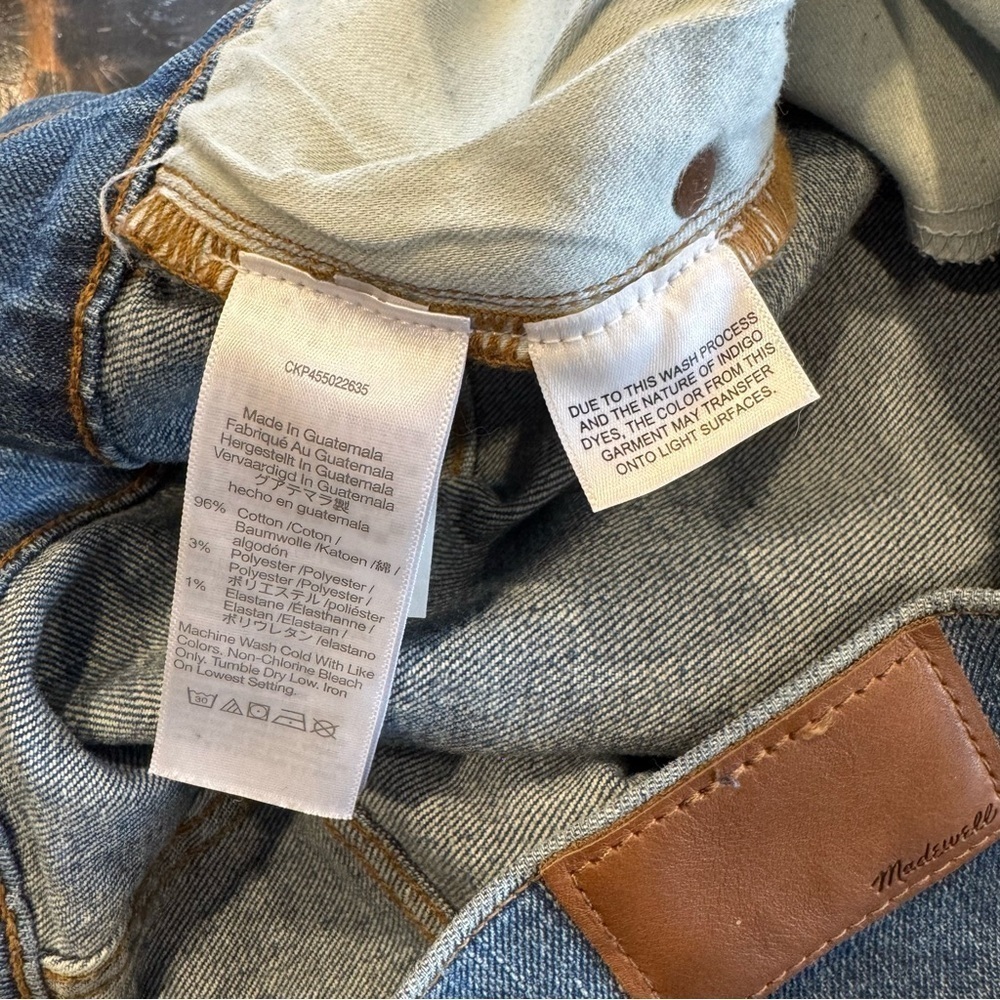 Madewell Comfort Stretch High Rise Perfect Vintage Jean in Maplewood Wash - Picture 11 of 13